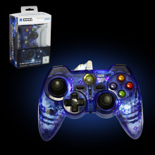 Xbox 360 Controller Wired Gem Pad Sapphire hori - General Gaming - Xbox 360 Controller Wired Gem Pad Sapphire (hori)