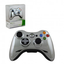 Xbox 360 Controller Wireless Chrome Series Limited Edition Silver microsoft - Xbox 360 Controller Wireless Chrome Series Limited Edition Silver (microsoft). For General Gaming Xbox 360 Controller Wireless Chrome Series Limited Edition Silver (microsoft)