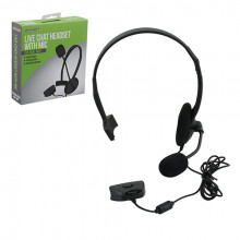 Xbox 360 Headset Live Chat Headset With Mic Black Small sumoto - Xbox 360 Headset Live Chat Headset With Mic Black Small (sumoto) for General Gaming Console