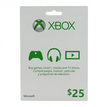 Xbox 360 Subscription Card Xbox Live $25 microsoft 885370611243 - Xbox 360 Subscription Card Xbox Live $25 (microsoft) 885370611243