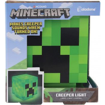 Creeper Night Light Minecraft Night Light w/Sound - Collectible Toys - Minecraft Night Light w/Sound