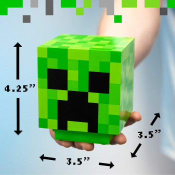 Creeper Night Light Minecraft Night Light w/Sound - Collectible Toys - Minecraft Night Light w/Sound