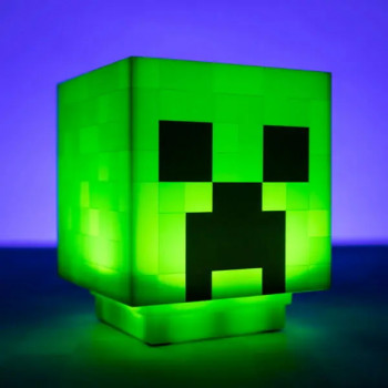 Creeper Night Light Minecraft Night Light w/Sound - Collectible Toys - Minecraft Night Light w/Sound