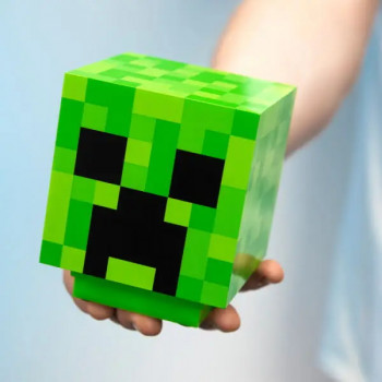 Creeper Night Light Minecraft Night Light w/Sound - Collectible Toys - Minecraft Night Light w/Sound