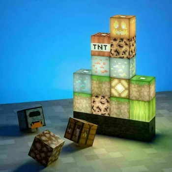 Minecraft Block Building Light Minecraft LED Block Lights - Minecraft LED Block Lights Minecraft Block Building Light for Minecraft Toys