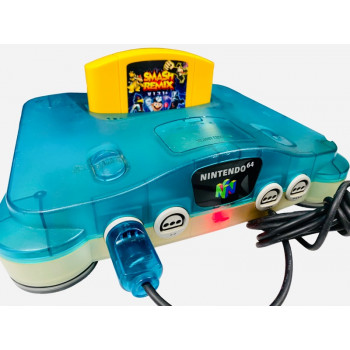 Ice Blue N64 Nintendo 64 Ice Blue Limited Edition Bundle* - Retro Consoles Game Nintendo 64 Ice Blue Limited Edition Bundle*