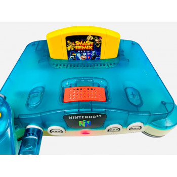 Ice Blue N64 Nintendo 64 Ice Blue Limited Edition Bundle* - Retro Consoles Game Nintendo 64 Ice Blue Limited Edition Bundle*