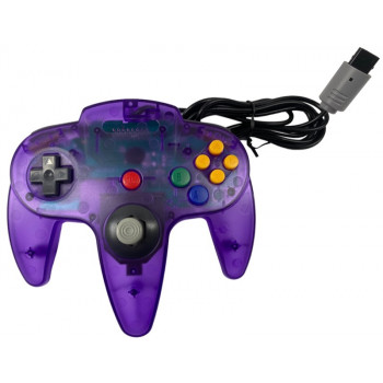 N64 Purple Controller Grape Purple N64 Controller* - Nintendo 64 Controllers - N64 Controllers - N64 Controller Pads - Grape Purple N64 Controller*