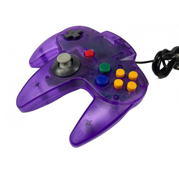 N64 Purple Controller Grape Purple N64 Controller* - Nintendo 64 Controllers - N64 Controllers - N64 Controller Pads - Grape Purple N64 Controller*