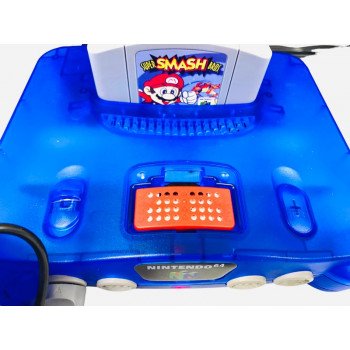 Blue N64 Console Blue Nintendo 64 Complete - Nintendo 64 Game Blue Nintendo 64 Complete