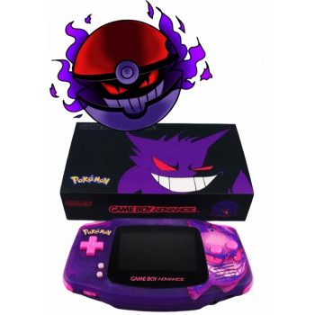 Limited Edition Gameboy Advance Pokémon Gengar w/IPS Screen - Limited Edition Gameboy Advance Pokémon Gengar w/IPS Screen