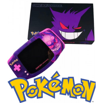 Limited Edition Gameboy Advance Pokémon Gengar w/IPS Screen - Limited Edition Gameboy Advance Pokémon Gengar w/IPS Screen