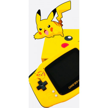 Limited Edition Pokemon Pikachu Gameboy Advance w/Ultra Bright Screen - Limited Edition Pokemon Pikachu Gameboy Advance w/Ultra Bright Screen for Nintendo Handheld Systems