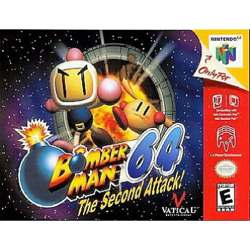 Nintendo 64 Bomberman 64 The Second Attack N64 Bomberman 64 Second Attack Game Only - Nintendo 64 Bomberman 64 The Second Attack. For Nintendo 64 N64 Bomberman 64 Second Attack - Game Only