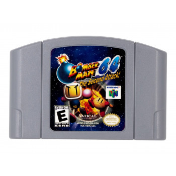 Nintendo 64 Bomberman 64 The Second Attack N64 Bomberman 64 Second Attack Game Only - Nintendo 64 Bomberman 64 The Second Attack. For Nintendo 64 N64 Bomberman 64 Second Attack - Game Only