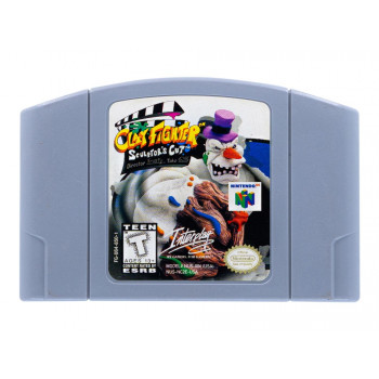 Clay Fighter Sculptors Cut Nintendo 64 N64 Clayfighter Sculptor's Cut Game Only - N64 Clayfighter Sculptor's Cut - Game Only Clay Fighter Sculptors Cut Nintendo 64 for Nintendo 64