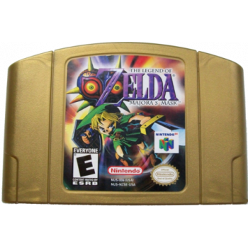 N64 The Legend of Zelda Majora's Mask Nintendo 64 Majoras Mask Gold Game Only - N64 The Legend of Zelda Majora's Mask Nintendo 64 Majoras Mask Gold - Game Only