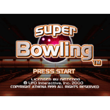 N64 Super Bowling Nintendo 64 Super Bowling Game Only - Nintendo 64 Game Nintendo 64 Super Bowling - Game Only