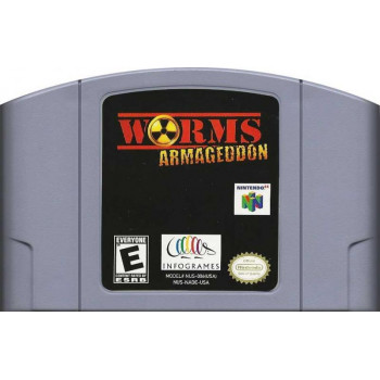 Nintendo 64 Worms Armageddon N64 Worms Armageddon Game Only - Nintendo 64 Worms Armageddon. For Nintendo 64 N64 Worms Armageddon - Game Only