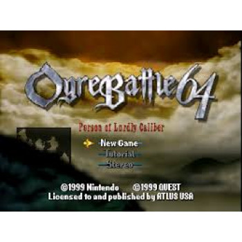 Nintendo 64 Ogre Battle 64: Person of Lordly Caliber Ogre Battle N64 Game Only - Nintendo 64 Ogre Battle 64: Person of Lordly Caliber Ogre Battle N64 - Game Only