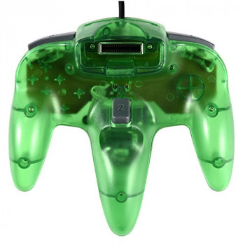 Jungle Green N64 Controller Nintendo 64 Clear Green Controller - Jungle Green N64 Controller. For Nintendo 64 Controllers - N64 Controllers - N64 Controller Pads Nintendo 64 Clear Green Controller