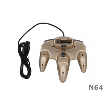 N64 Gold Controller Nintendo 64 Gold Controller Limited Edition - Nintendo 64 Gold Controller - Limited Edition N64 Gold Controller for Nintendo 64 Controllers - N64 Controllers - N64 Controller Pads