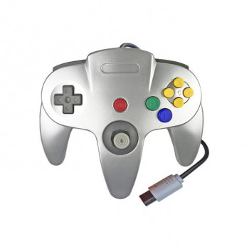 Original Nintendo 64 Controller Silver N64 Style Controller Metallic Silver - Original Nintendo 64 Controller Silver N64 Style Controller Metallic Silver for Nintendo 64 Controllers - N64 Controllers - N64 Controller Pads Console