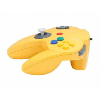 Original Style Nintendo 64 Controller Yellow N64 Controller in Yellow - N64 Controller in Yellow Original Style Nintendo 64 Controller Yellow for Nintendo 64 Controllers - N64 Controllers - N64 Controller Pads