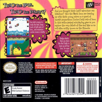 Nintendo DS Mario & Luigi Partners in Time DS Mario Luigi Partners in Time New Sealed - DS Mario Luigi Partners in Time - New Sealed Nintendo DS Mario & Luigi Partners in Time for Nintendo DS