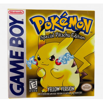 Pokemon Yellow w/Box Original Gameboy Version* - Original Gameboy Games Game Original Gameboy Version*