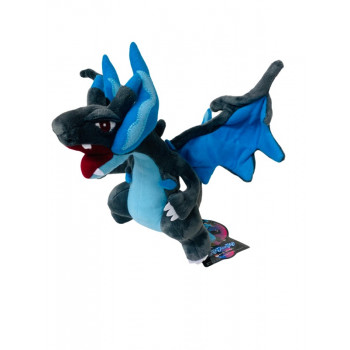 Mega Evolution Charizard Black Blue 10 Inch Plush Stuffed Pose-able Toy - Toy Plush Game Mega Evolution Charizard Black Blue 10 Inch Plush Stuffed Pose-able Toy