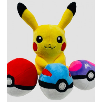 Pikachu Plush Pikachu Plush Large 12 Inch - Toy Plush Game Pikachu Plush Large 12 Inch