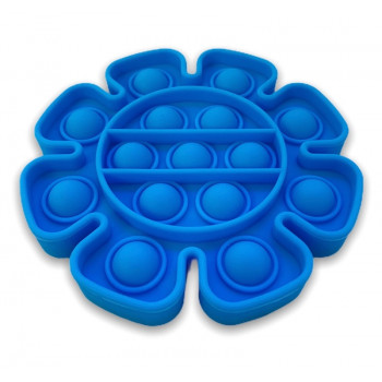 Pop Fidget Toy Blue Sunflower Blue Flower Popping Toy - Pop Fidget Toys Game Blue Flower Popping Toy