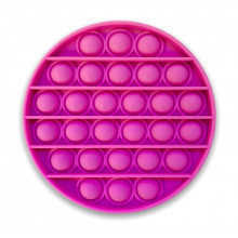 Girls Pop It Pink Circle Fidget Toy Pink Bubble Popping - Pop Fidget Toys - Pink Bubble Popping