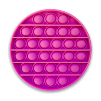 Girls Pop It Pink Circle Fidget Toy Pink Bubble Popping - Pop Fidget Toys - Pink Bubble Popping