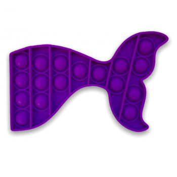 Bubble Pop Toy Whale Tail Pop It Purple Whale Tail - Pop Fidget Toys Game Pop It Purple Whale Tail