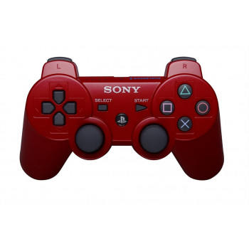 Sony Red PS3 Controller Playstation 3 Dualshock 3 in Red - PlayStation 3 Game Playstation 3 Dualshock 3 in Red