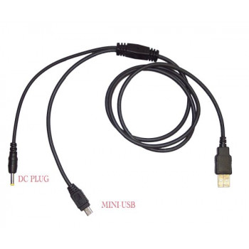 PSP Cable Mini-USB and DC to USB New - PSP Cable Mini-USB and DC to USB New for General Gaming Console