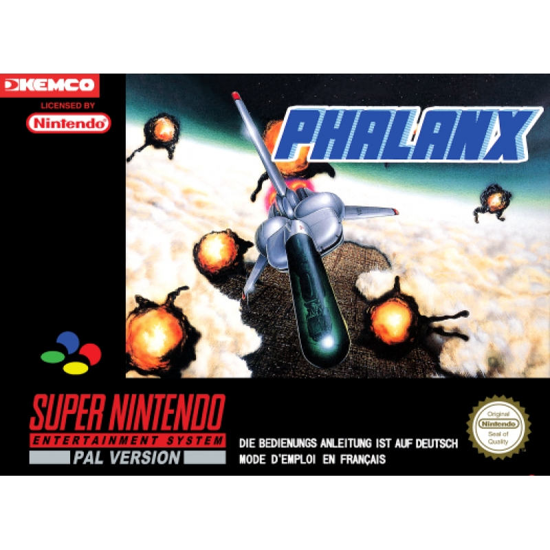 Super Nintendo Phalanx SNES Game Only - Super Nintendo Phalanx SNES ...