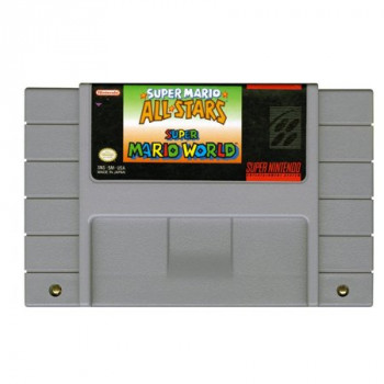 Super Nintendo Super Mario All-Stars + Super Mario World SNES Game only - Super Nintendo - SNES - Game only