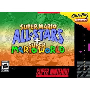 Super Nintendo Super Mario All-Stars + Super Mario World SNES Game only - Super Nintendo - SNES - Game only