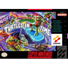 Super Nintendo Teenage Mutant Ninja Turtles IV Turtles In Time SNES Game Only - Super Nintendo - Turtles In Time SNES - Game Only