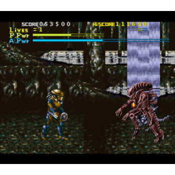 Super Nintendo Alien vs Predator SNES Alien vs Predator Game Only - SNES Alien vs Predator - Game Only Super Nintendo Alien vs Predator for Super Nintendo