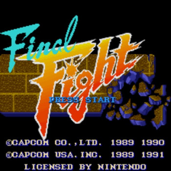 Super Nintendo Final Fight SNES Final Fight - SNES Final Fight Super Nintendo Final Fight for Super Nintendo