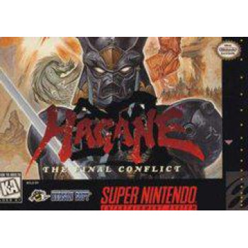 Super Nintendo Hagane The Final Conflict SNES Box With Insert - Super Nintendo Hagane The Final Conflict SNES - Box With Insert for Super Nintendo Console