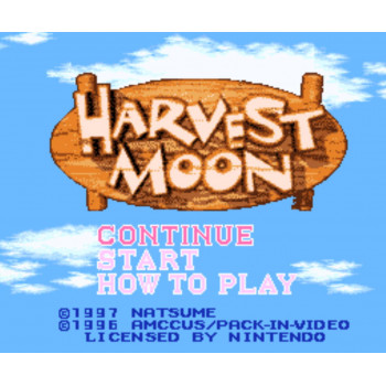 Super Nintendo Harvest Moon SNES Harvest Moon Game Only - Super Nintendo Game SNES Harvest Moon - Game Only