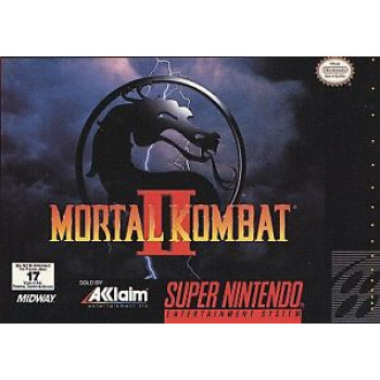 Super Nintendo Mortal Kombat II SNES Mortal Kombat 2 Box With Insert - Super Nintendo Mortal Kombat II SNES Mortal Kombat 2 - Box With Insert for Super Nintendo Console