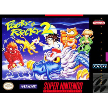 Super Nintendo Pocky and Rocky 2 SNES Game Only - Super Nintendo - SNES - Game Only