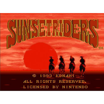 Sunset Riders Super Nintendo SNES Sunset Riders Game Only - Sunset Riders Super Nintendo SNES Sunset Riders - Game Only for Super Nintendo Console