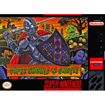 Super Ghouls 'n Ghosts Super Nintendo SNES Super Ghouls and Ghosts - Super Ghouls 'n Ghosts Super Nintendo SNES Super Ghouls and Ghosts